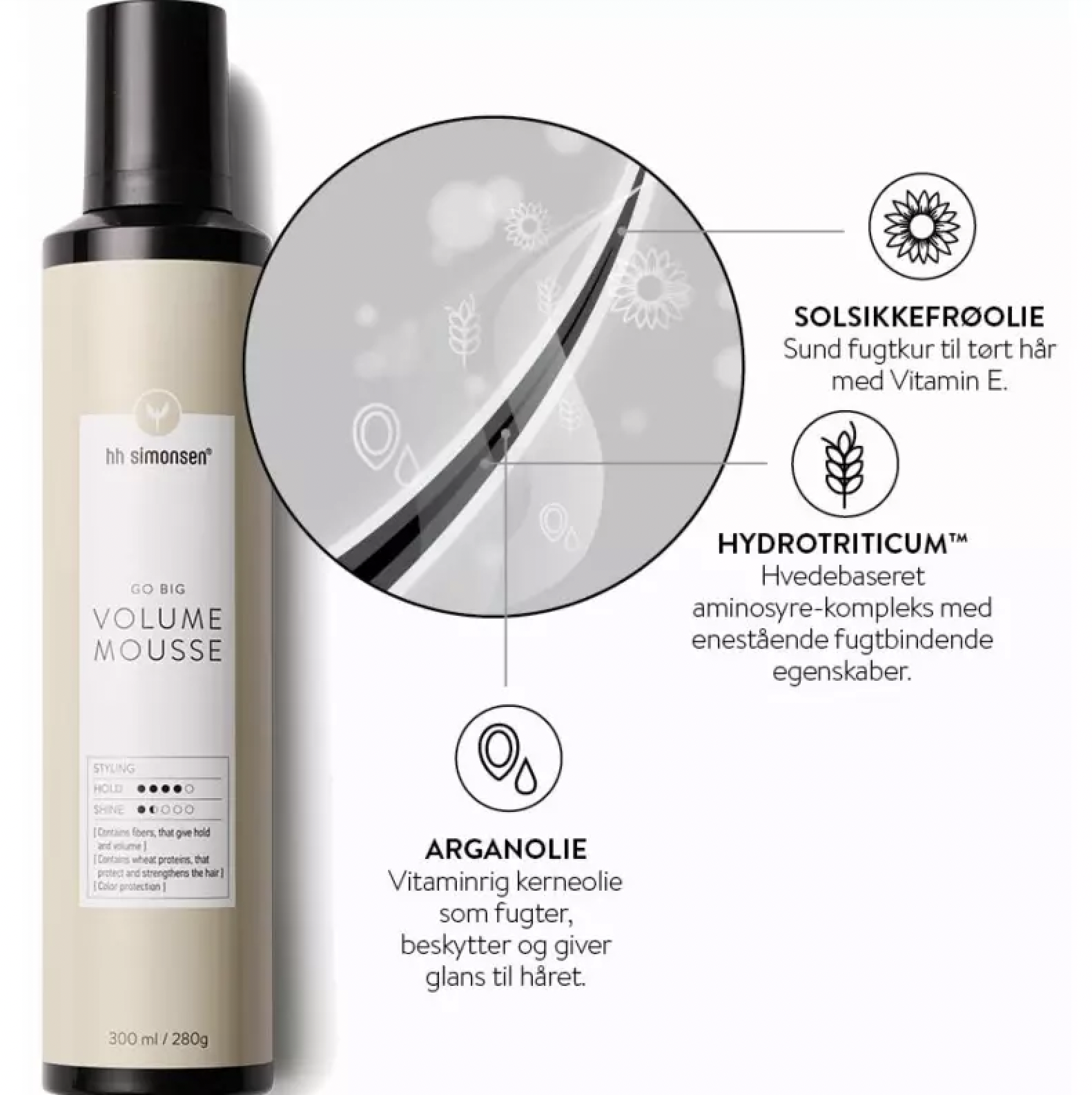 HH Simonsen Volume Mousse 300 ml