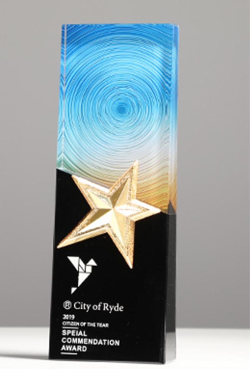 破盤價 榮譽彩印頒獎牌製作水晶-A11款 升級送激光刻字 A11