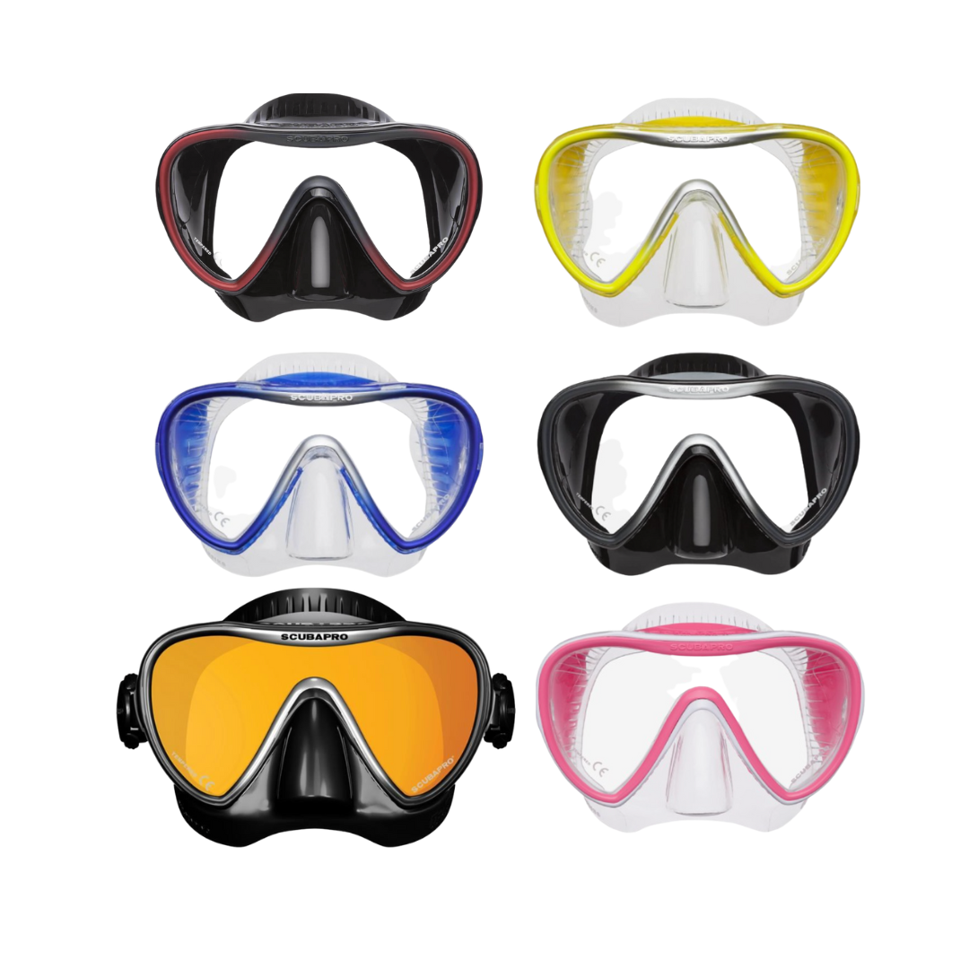 [售完為止] scubapro synergy 2 單面鏡 (矽膠帶)