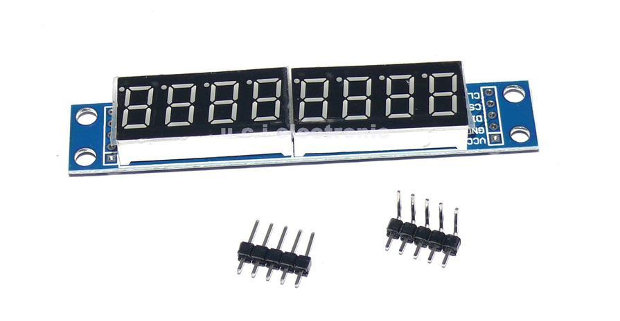 【UCI電子】(4-1) 8位元數位的7段數位LED顯示 可級聯成品 MAX7219模 7219