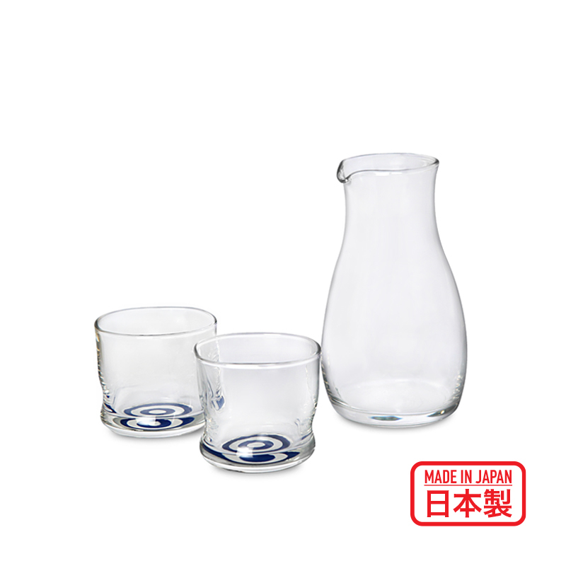 日本ADERIA 玻璃清酒套裝-蛇目杯 -S-6216