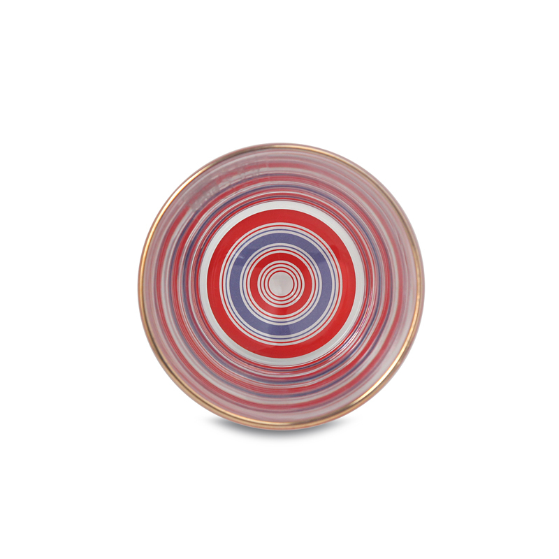 日本ADERIA 玻璃清酒杯-不倒翁-獨樂-小山 -6155