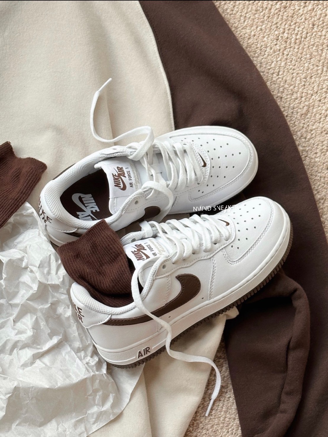 Nike Air Force 1 Low "White Chocolate" 白巧克力