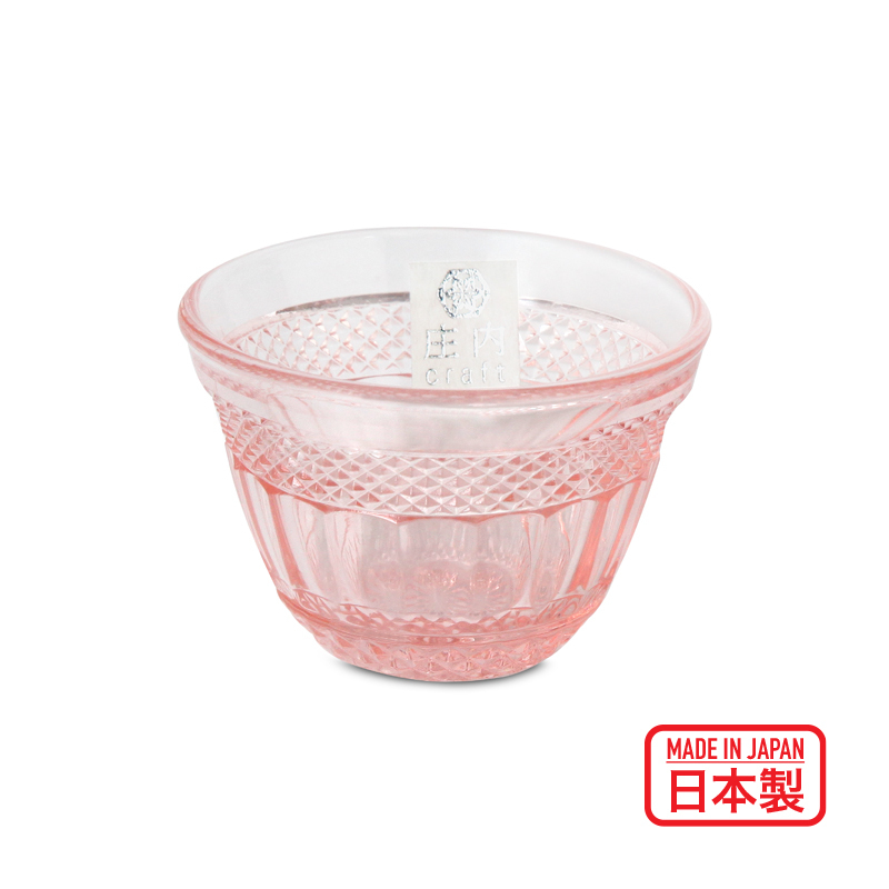日本ADERIA 迷你玻璃杯-粉紅 -F-70457