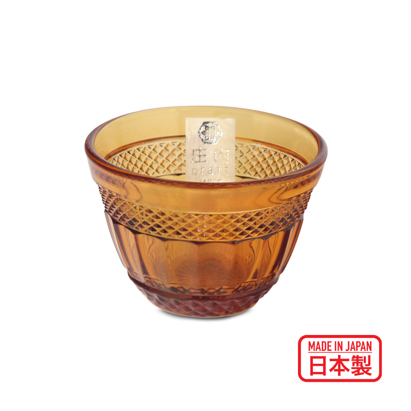 日本ADERIA 迷你玻璃杯-琥珀 -F-70458