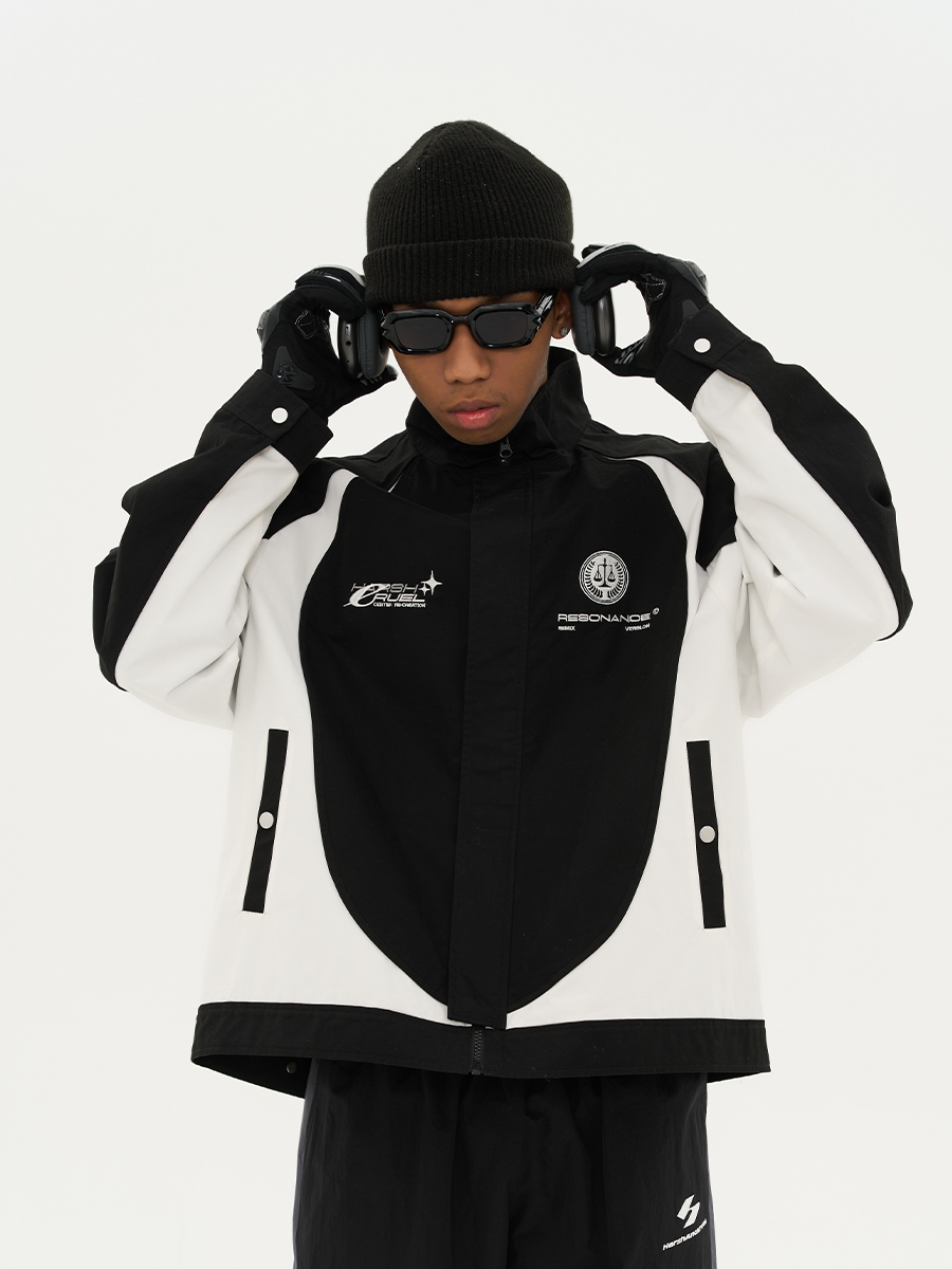 Harsh and Cruel 23SS 不規則拼接翻領外套 HM231050037