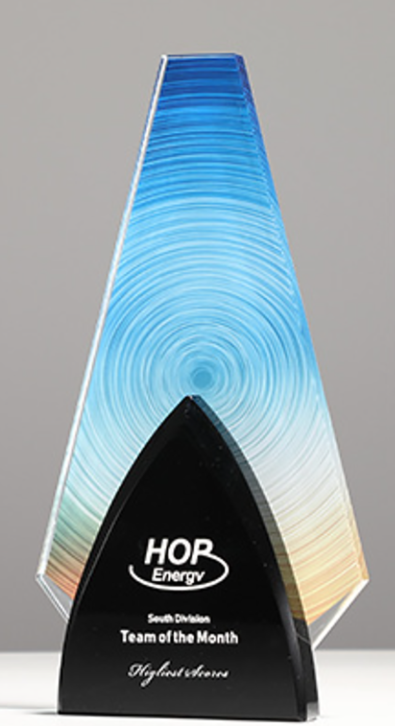 破盤價 榮譽彩印頒獎牌製作水晶-A18款 升級送激光刻字 A18