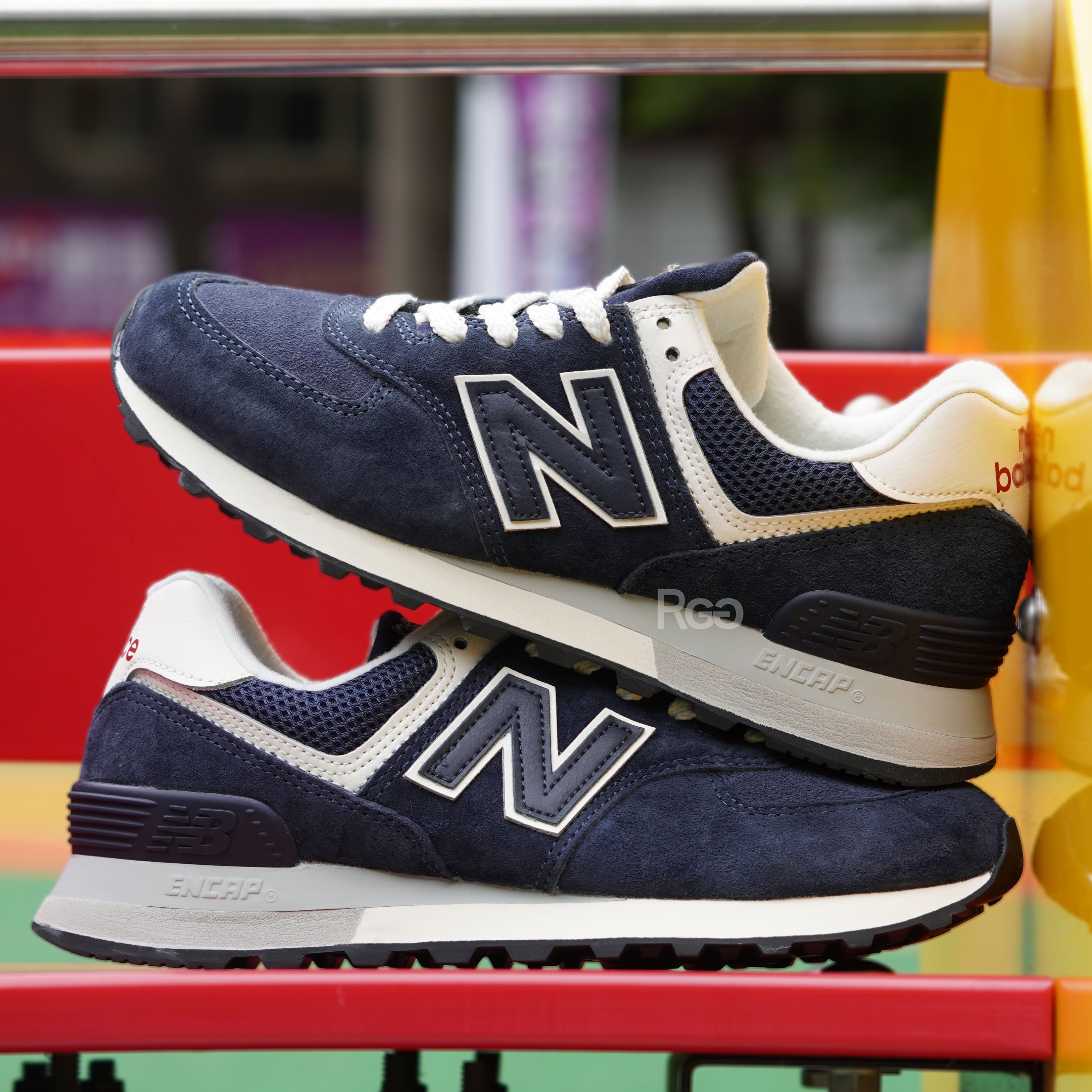 New Balance NB 574 復古 麂皮 海軍藍 (U574NV2)