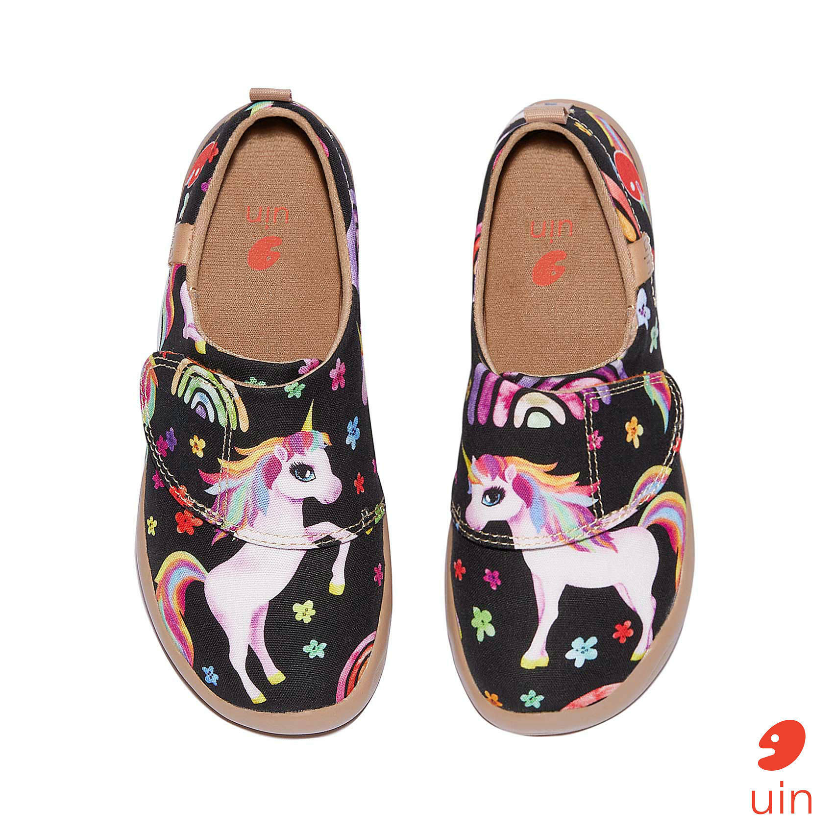 【 Uin 】西班牙原創設計 | 夢嶼獨角獸 彩繪休閒童鞋