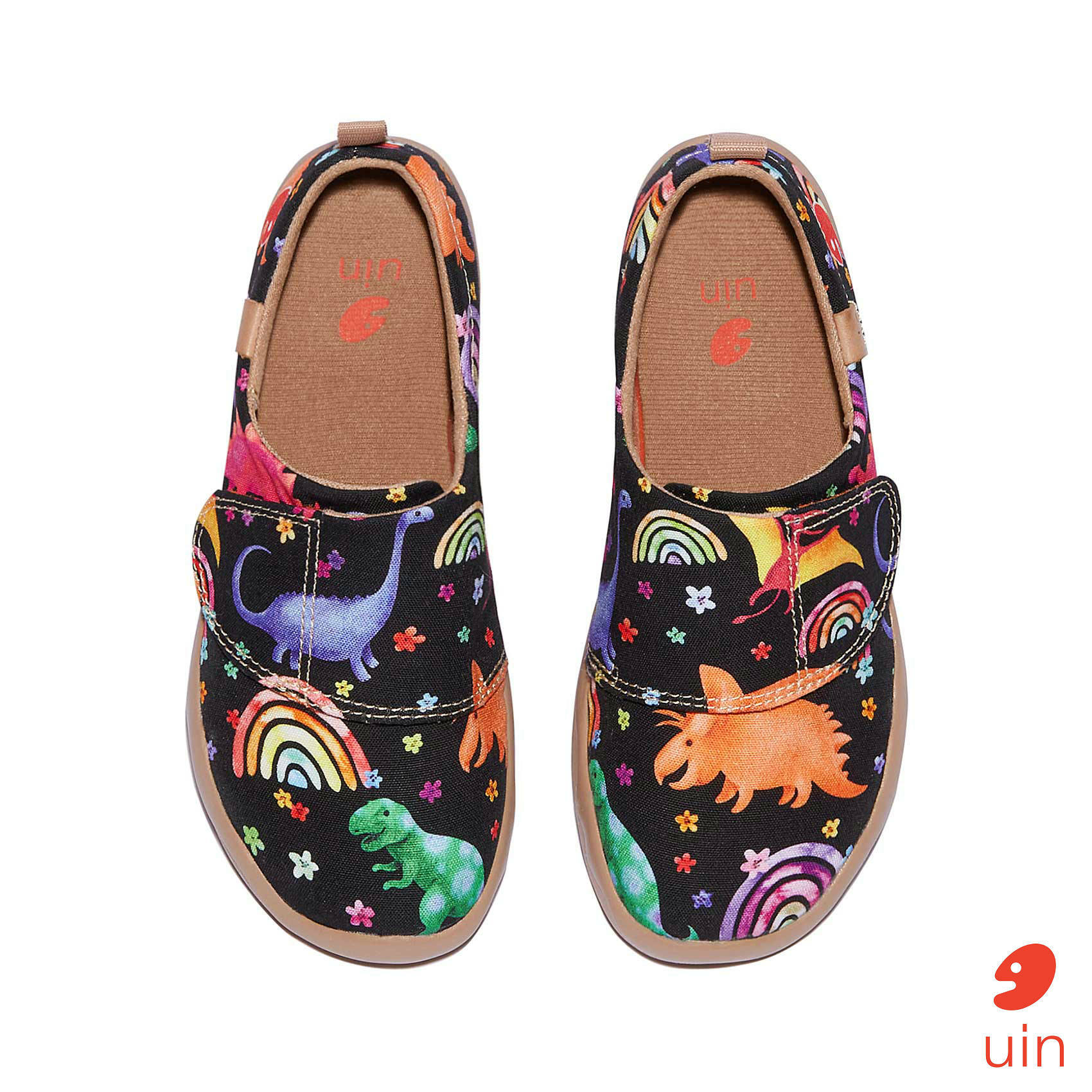 【 Uin 】西班牙原創設計 | 恐龍奇境 彩繪休閒童鞋