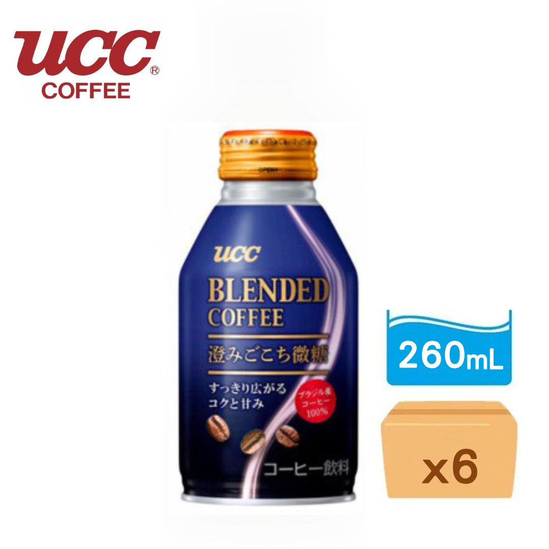 UCC低糖咖啡 260ml x 6支