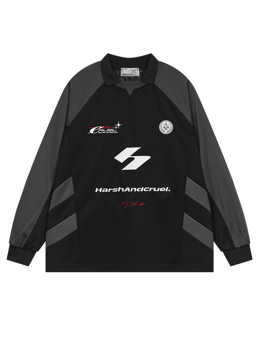 Harsh and Cruel 23SS 插肩袖球衣運動長袖 HM231020041