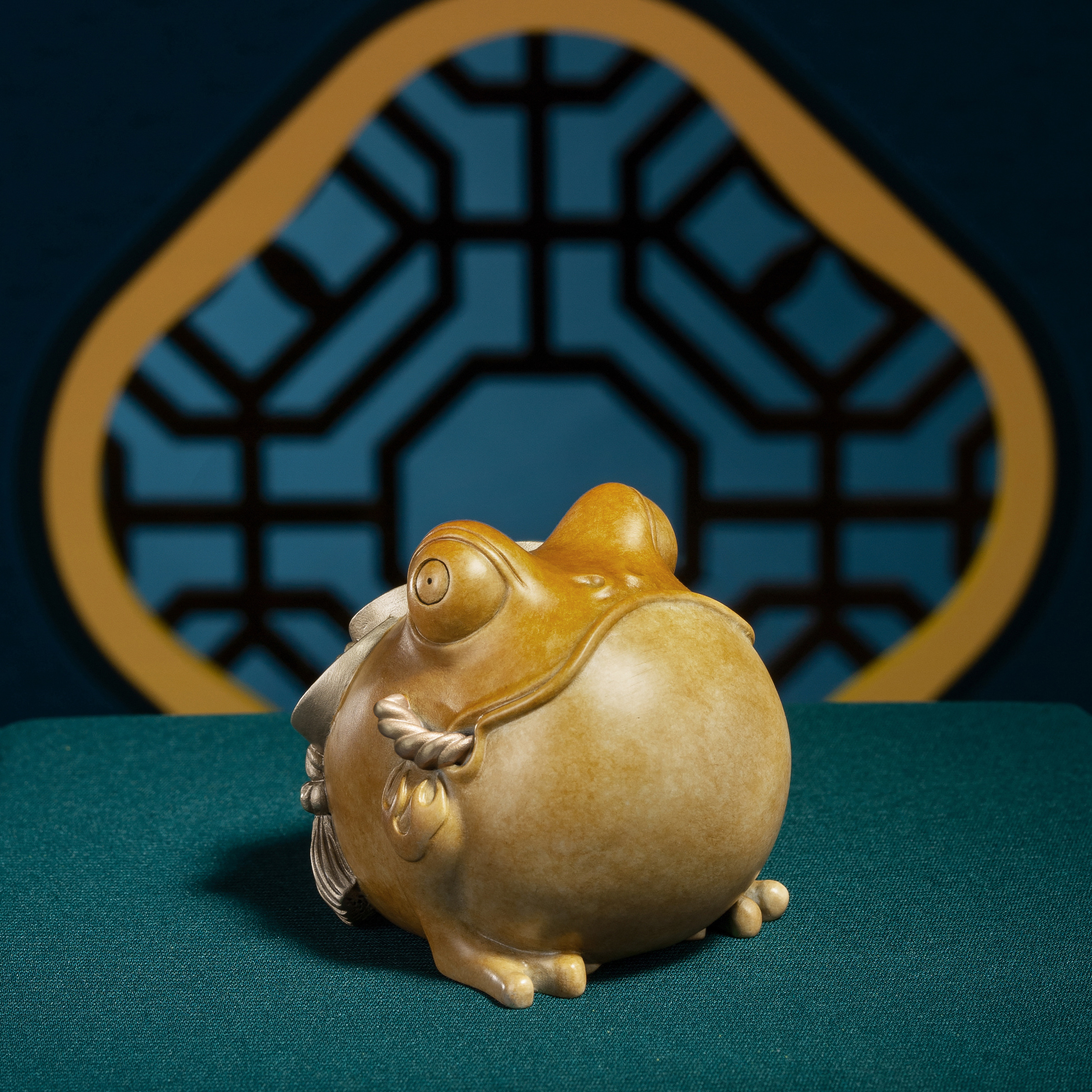 吉祥小金蟾｜銅作工藝品