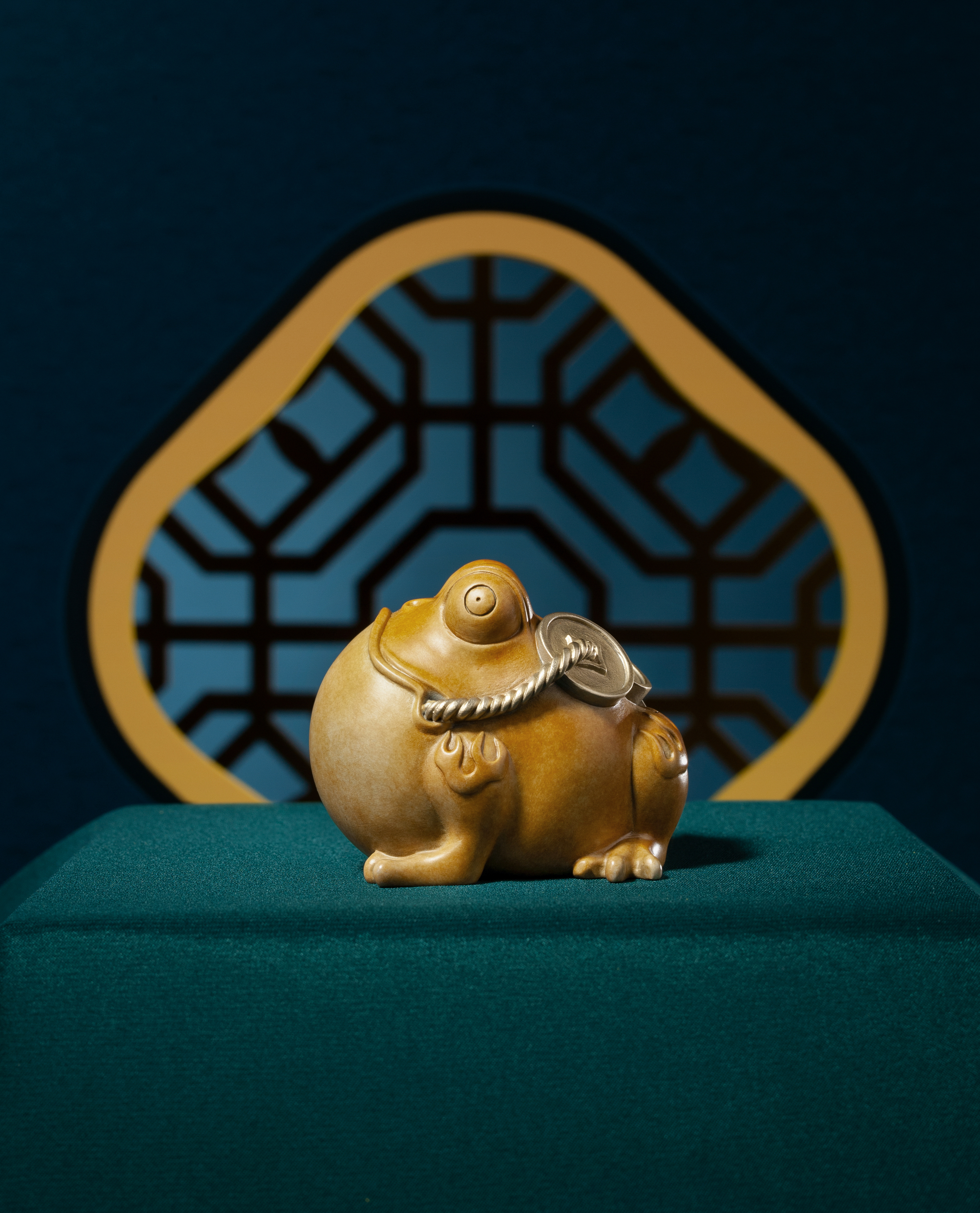 吉祥小金蟾｜銅作工藝品