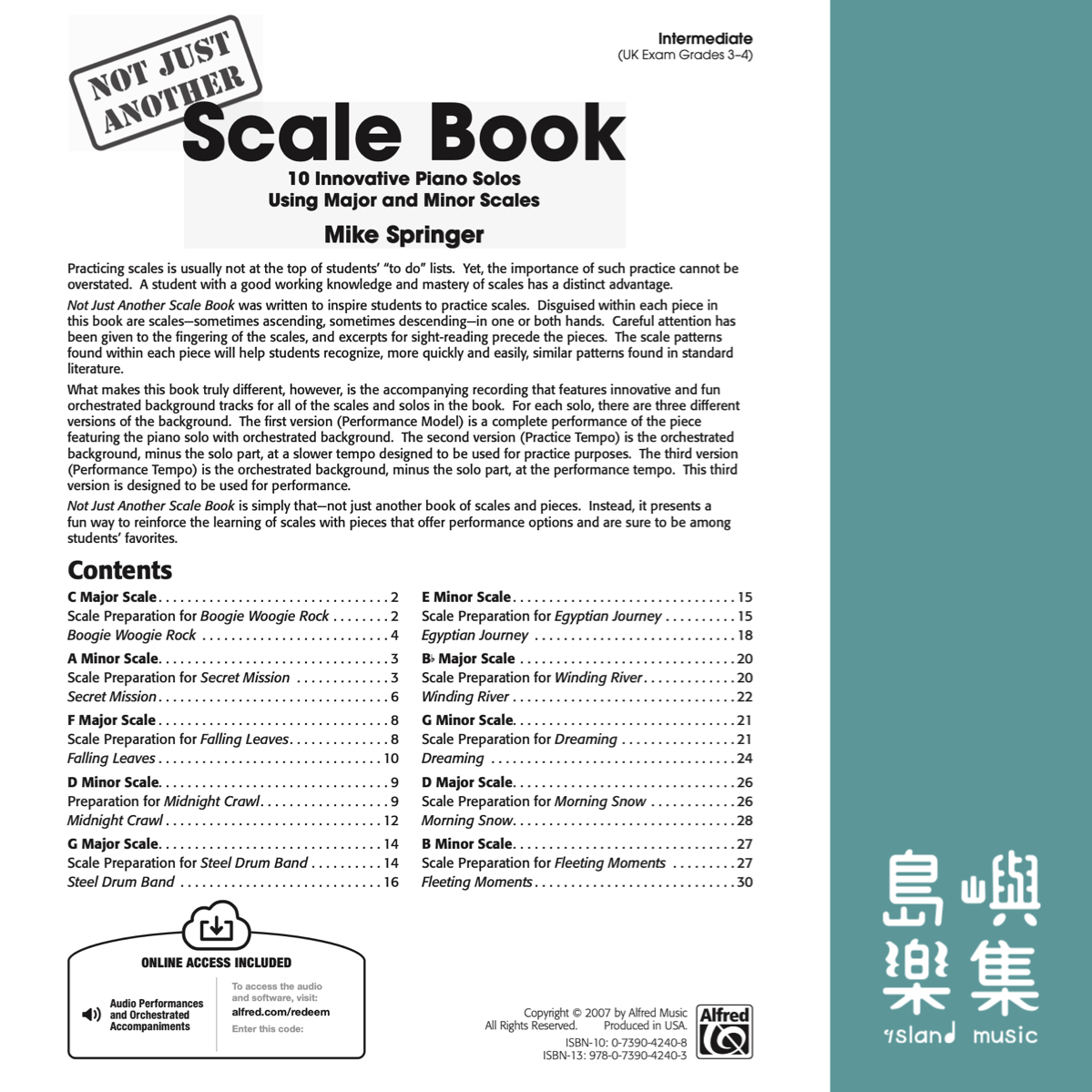 Not Just Another Scale Book, Book 1: Piano Book & Online Audio