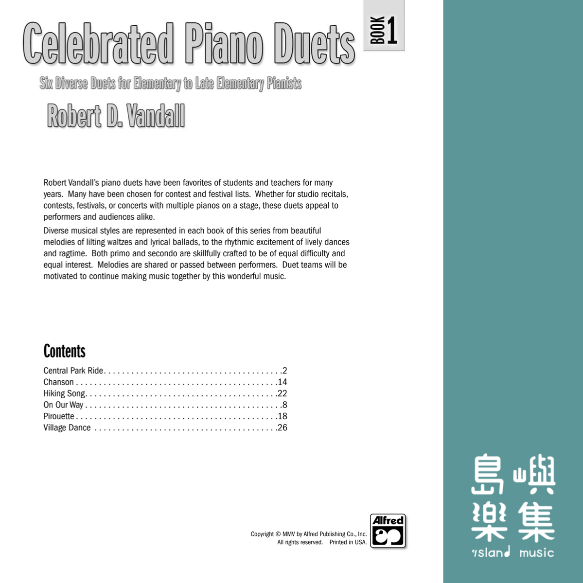 Celebrated Piano Duets, Book 1: Piano Duet (1 Piano, 4 Hands) Book