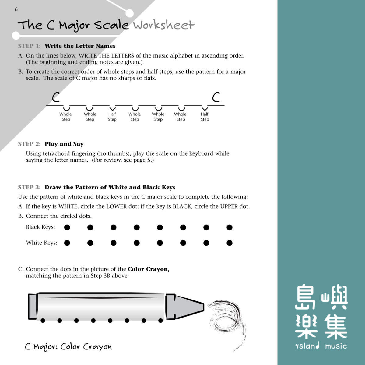 MAJOR SCALE PICTURE WORKBOOK