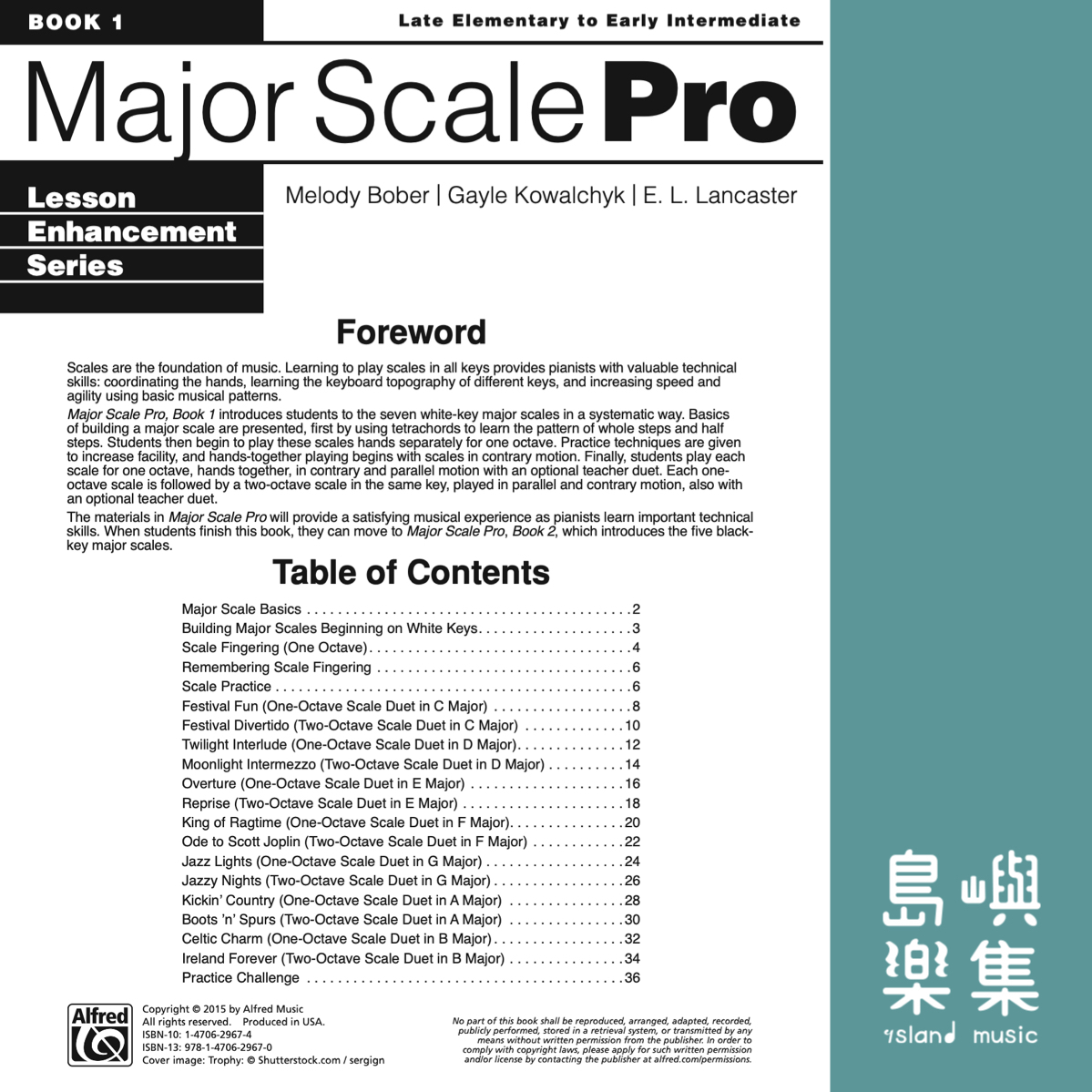 Major Scale Pro, Book 1: Piano Book