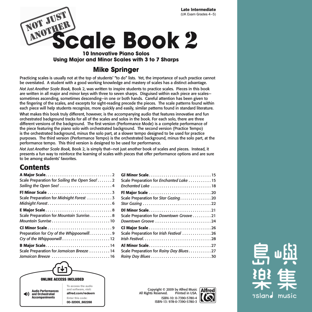 Not Just Another Scale Book, Book 2: Piano Book & Online Audio