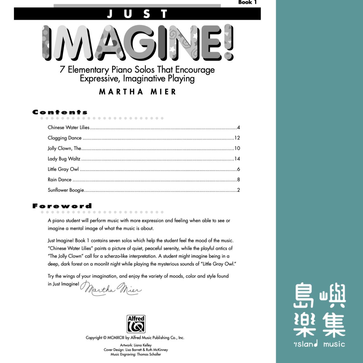 Just Imagine!, Book 1: Piano Book