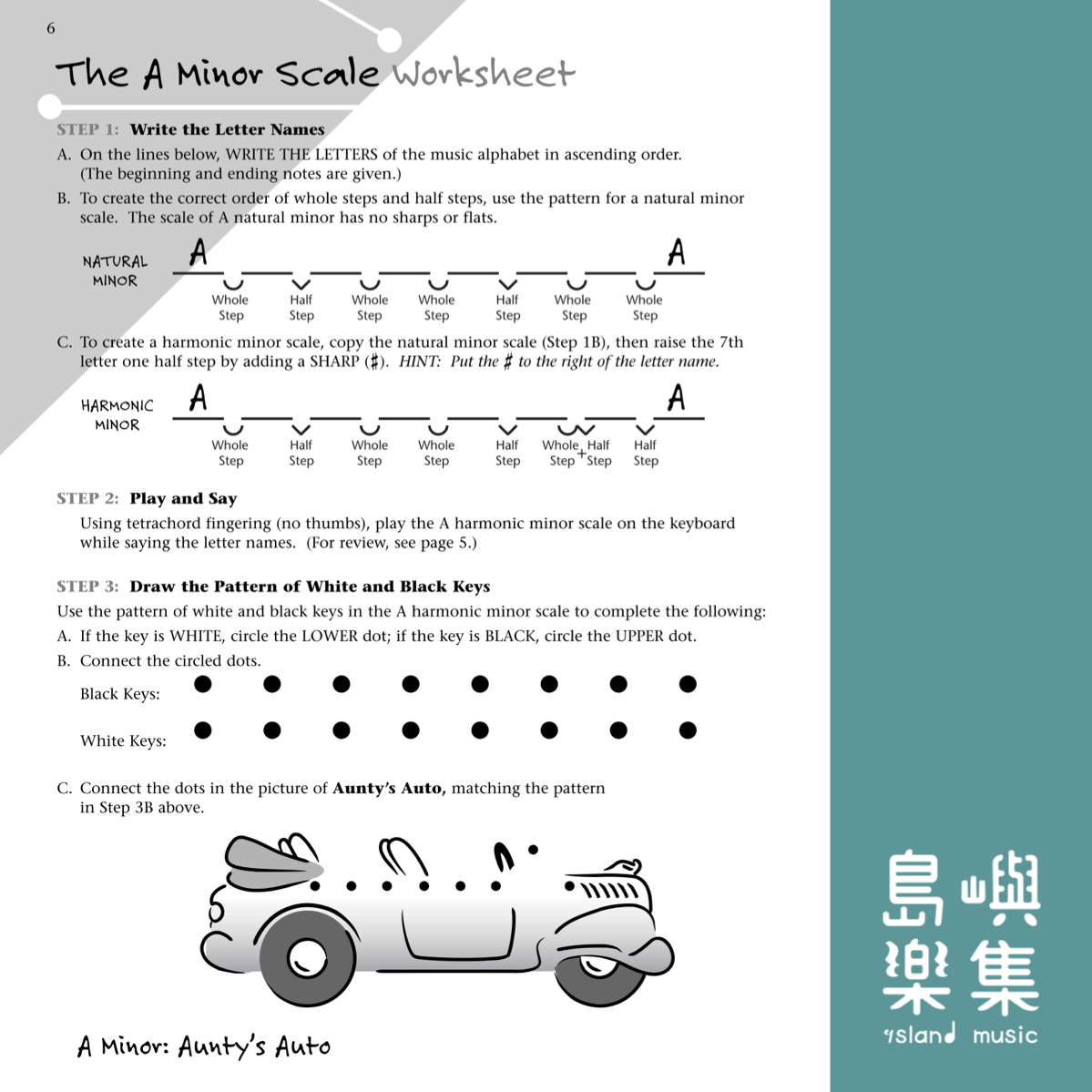 MINOR SCALE PICTURE WORKBOOK