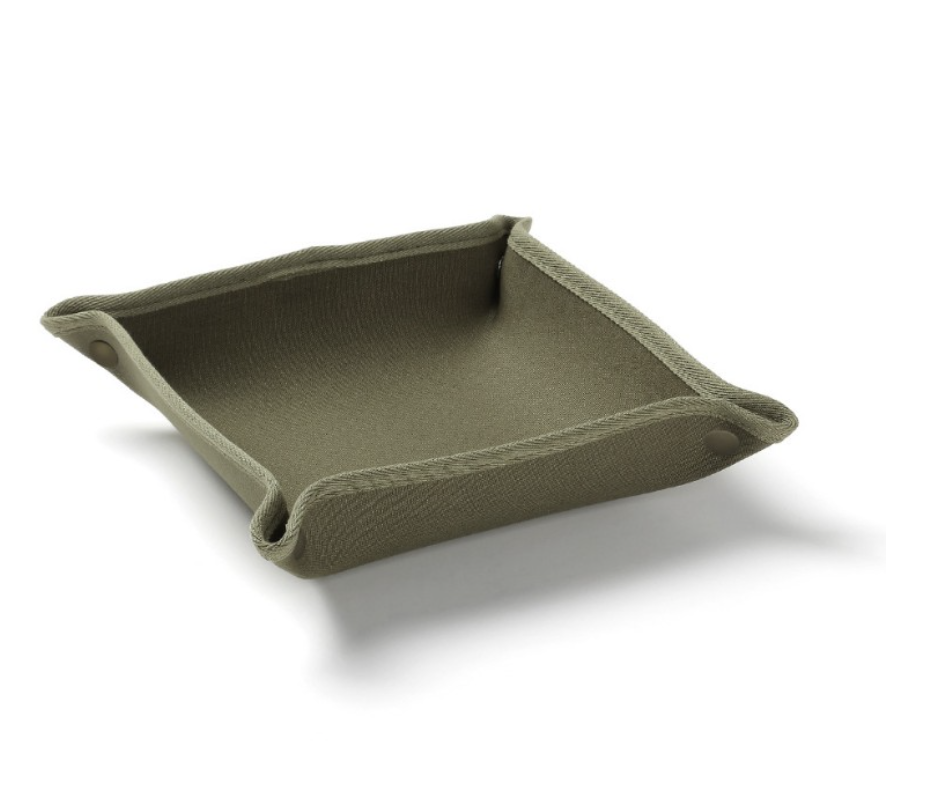 軍綠色 帆布置物盒