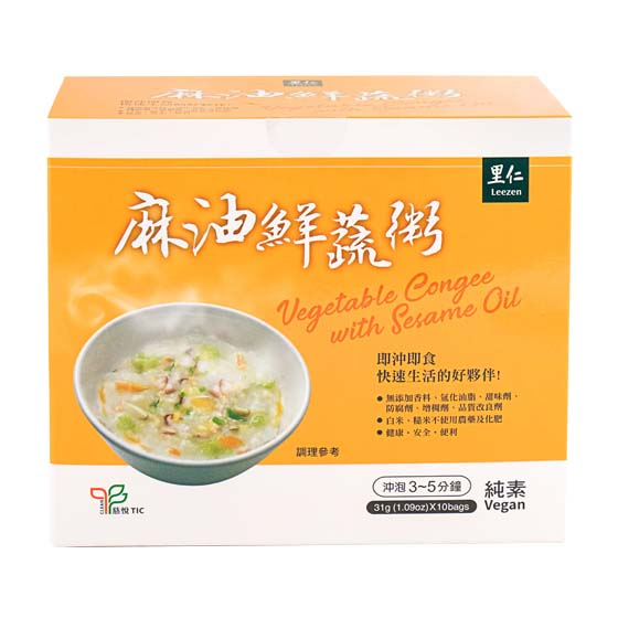 Y2: 里仁 - 麻油鮮蔬粥 310g (10入)