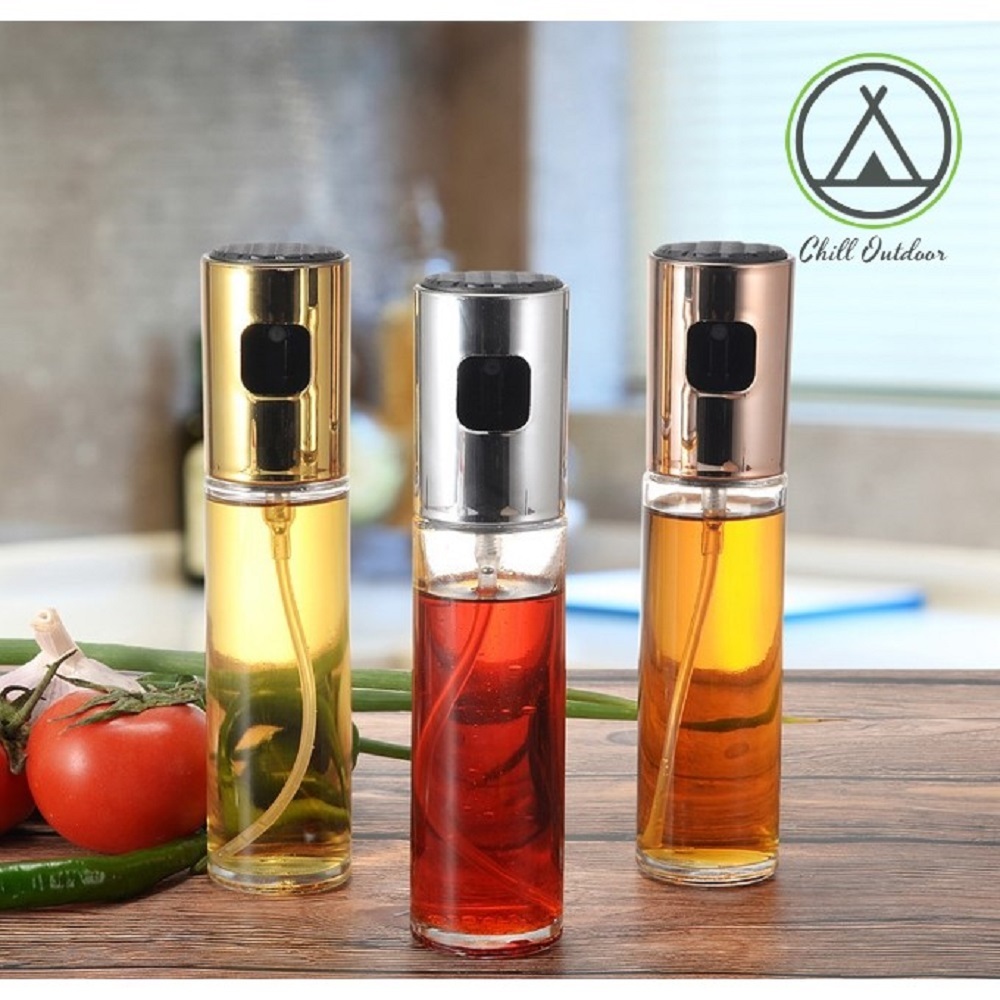 按壓式 玻璃噴油瓶－(兩色)