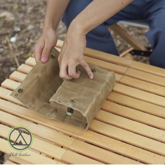 戶外帆布調味甁9件組－(卡其色/軍綠色)