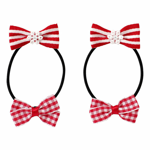 雙蝴蝶結髮束（2PCS)