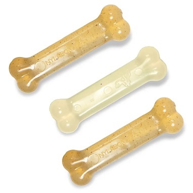 Nylabone 原味/雞味 3件裝 (中型)