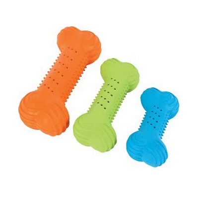 法國Zolux Crackling 玩具 - 橡膠骨頭 10cm / 14cm / 17cm (顏色隨機)