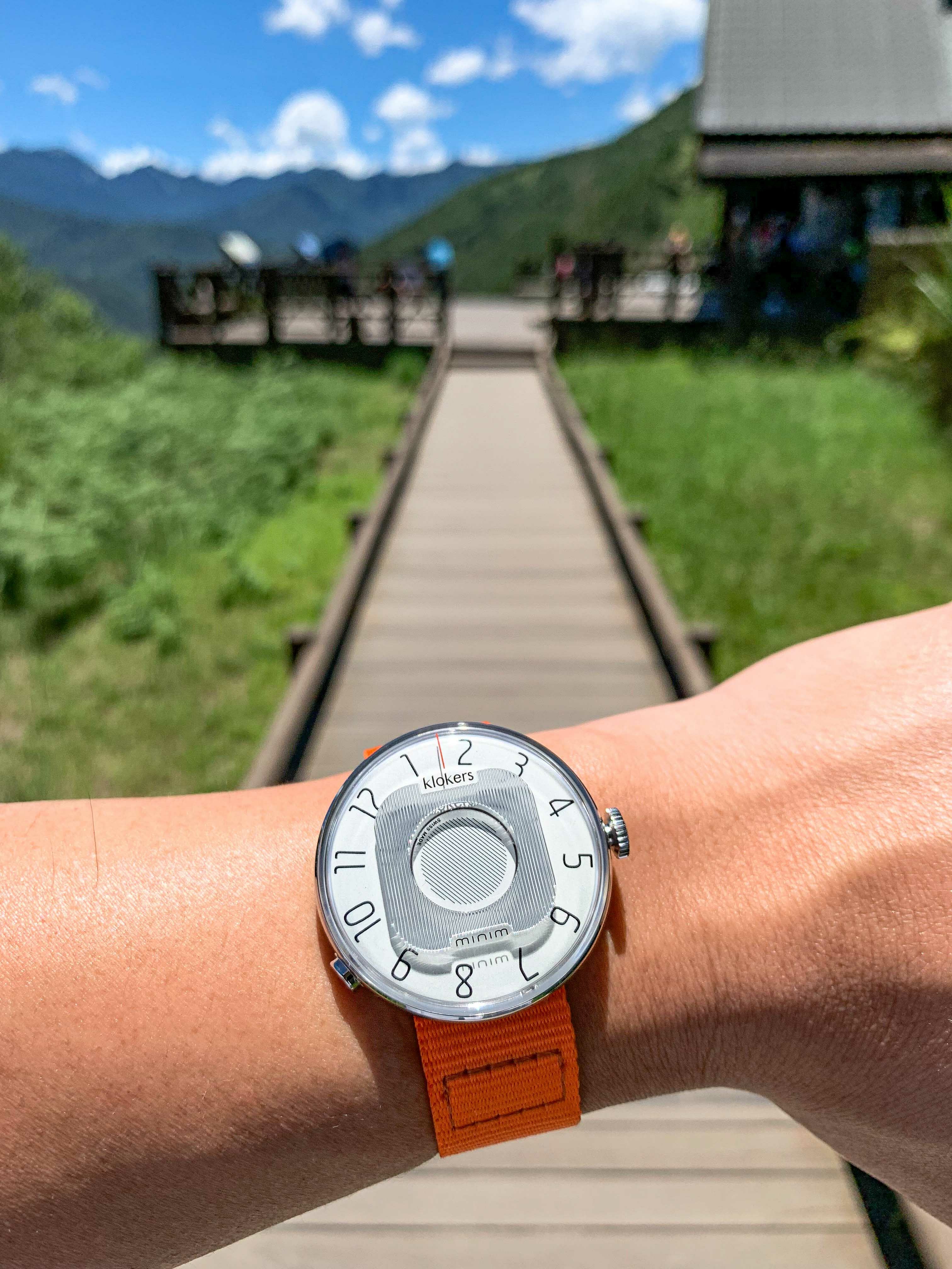 KLOK-08-M3 礦物灰色錶頭+單圈尼龍錶帶