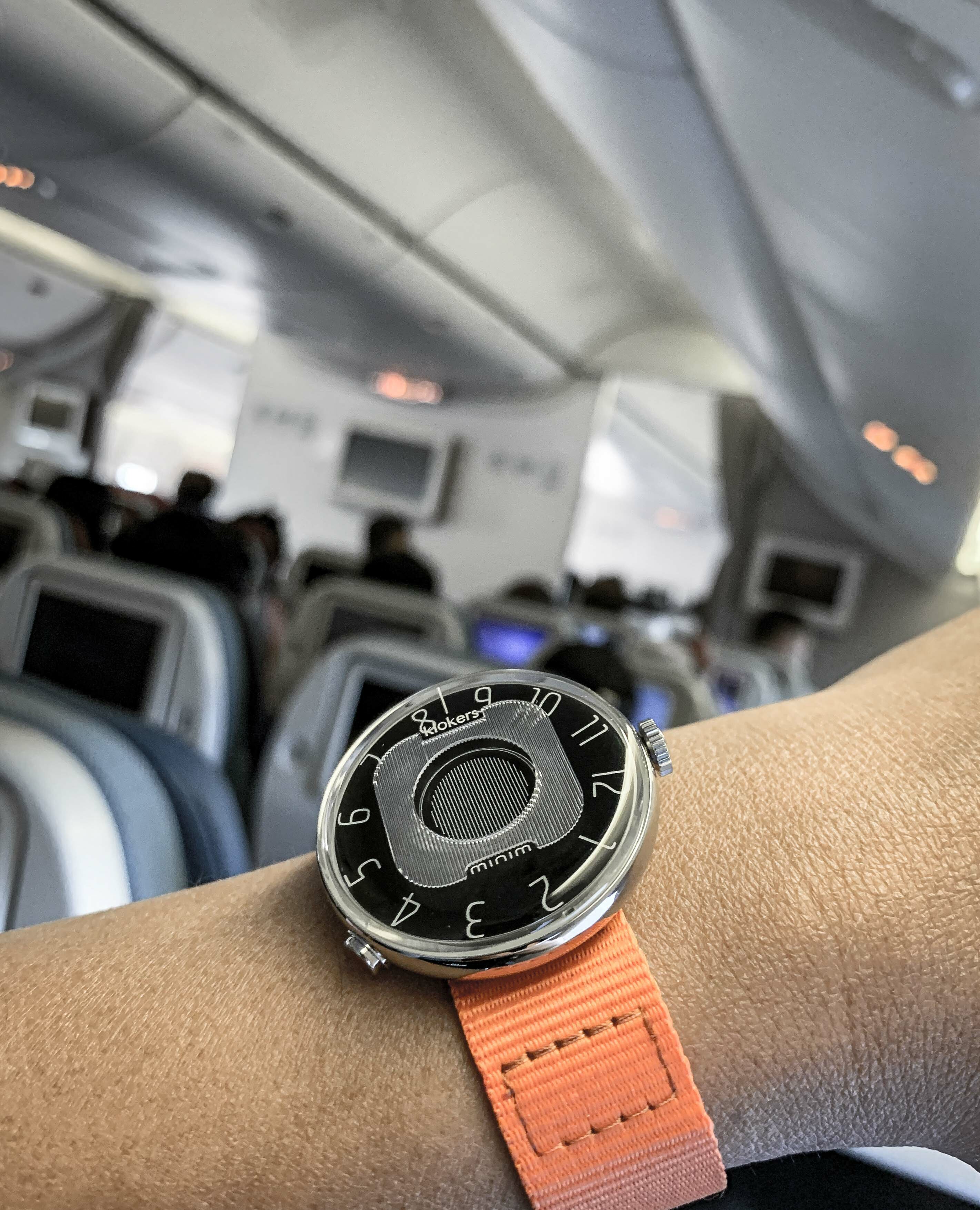 KLOK-08-M2 石墨黑色錶頭+單圈尼龍錶帶