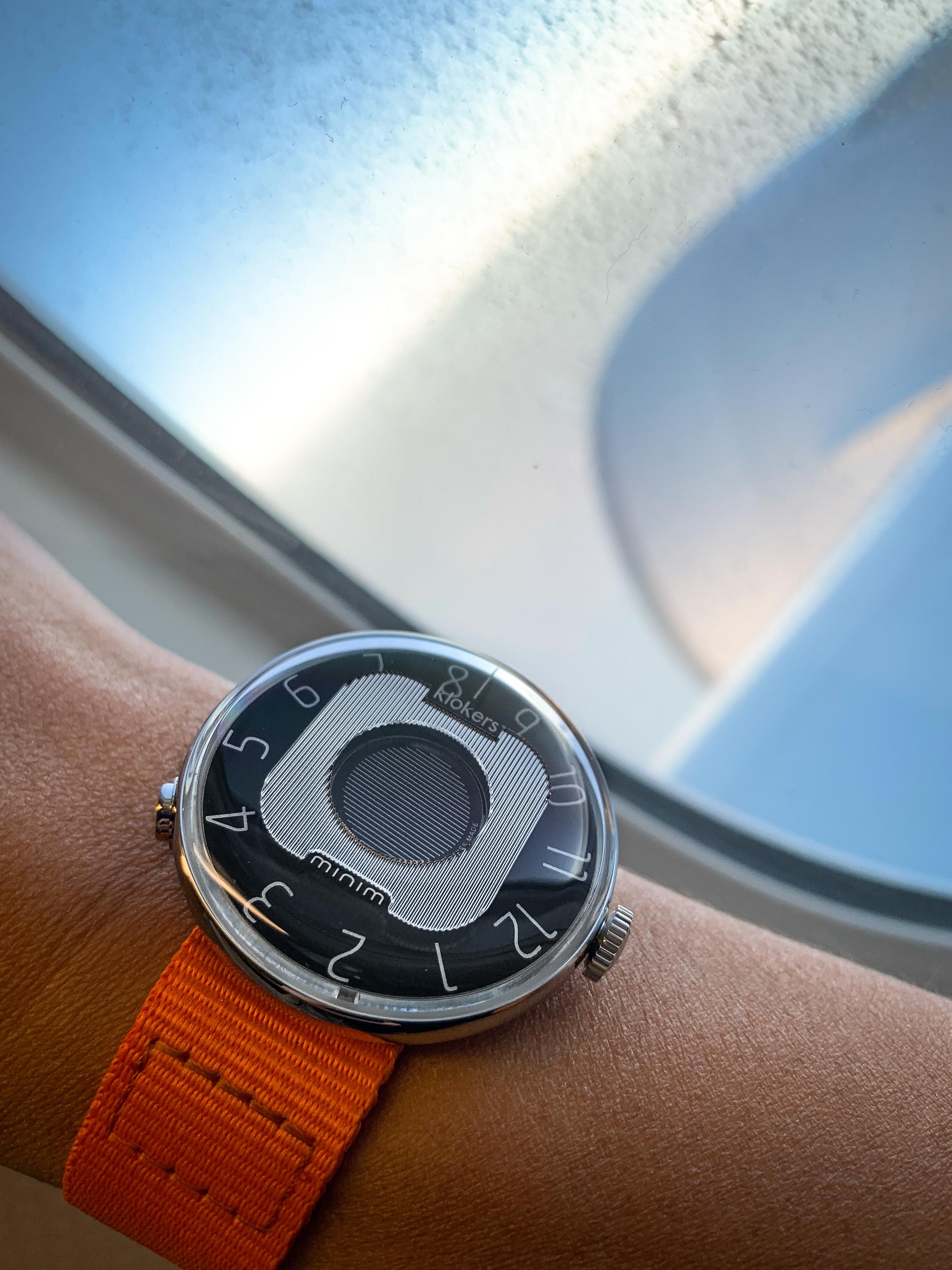 KLOK-08-M2 石墨黑色錶頭+單圈尼龍錶帶