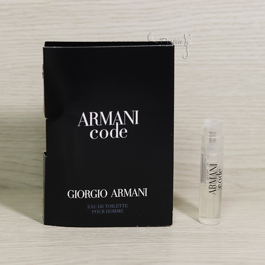 Giorgio Armani Code 黑色密碼男性淡香水1.2ml 可噴式試管香水
