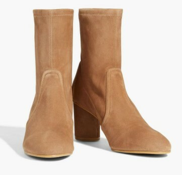 SSW05964 STUART WEITZMAN Margot 75 棕色高跟短靴 (E)