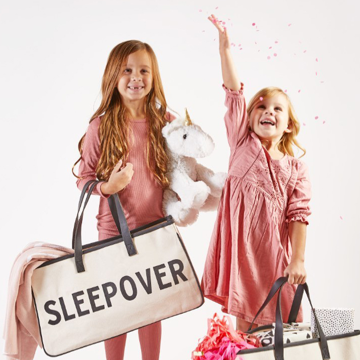 Santa Barbaratote 帆布手提包 SLEEPOVER