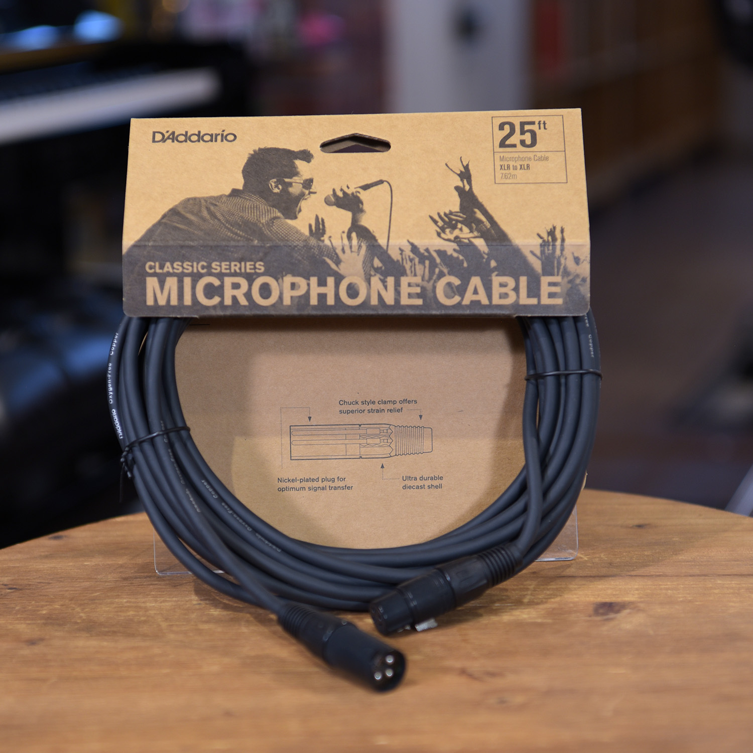 PLANET WAVES PW-CMIC-25 麥克風線 25呎