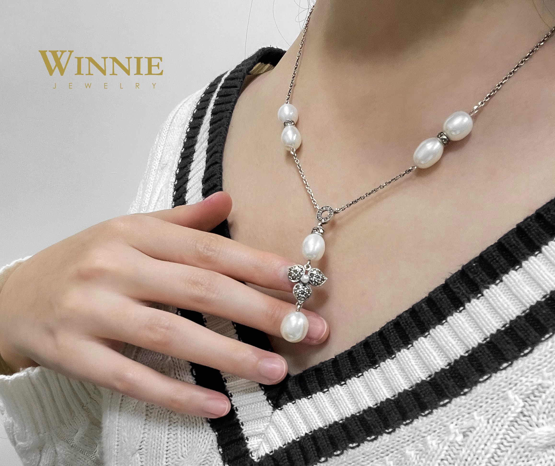 復古典雅垂墜項鍊