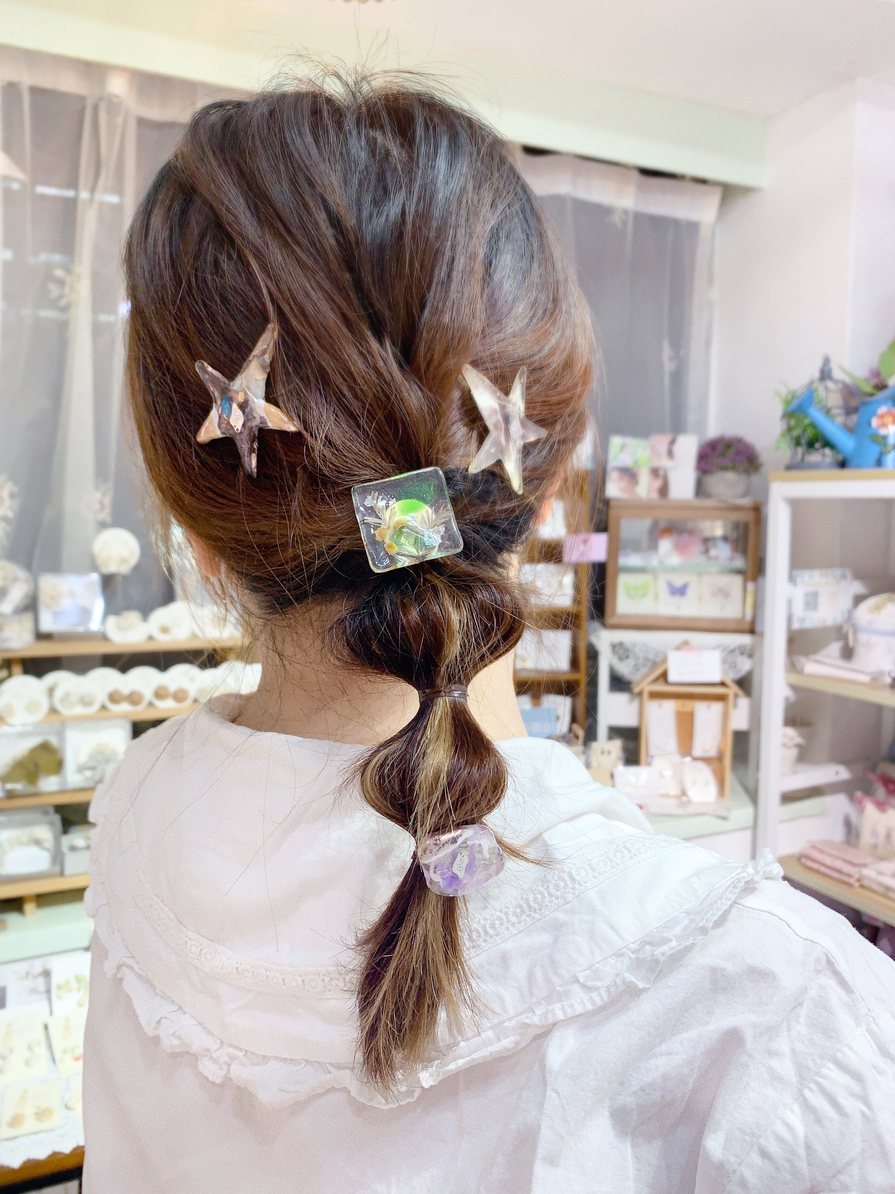 [手作家] 押花髮圈插 (網站限定優惠)