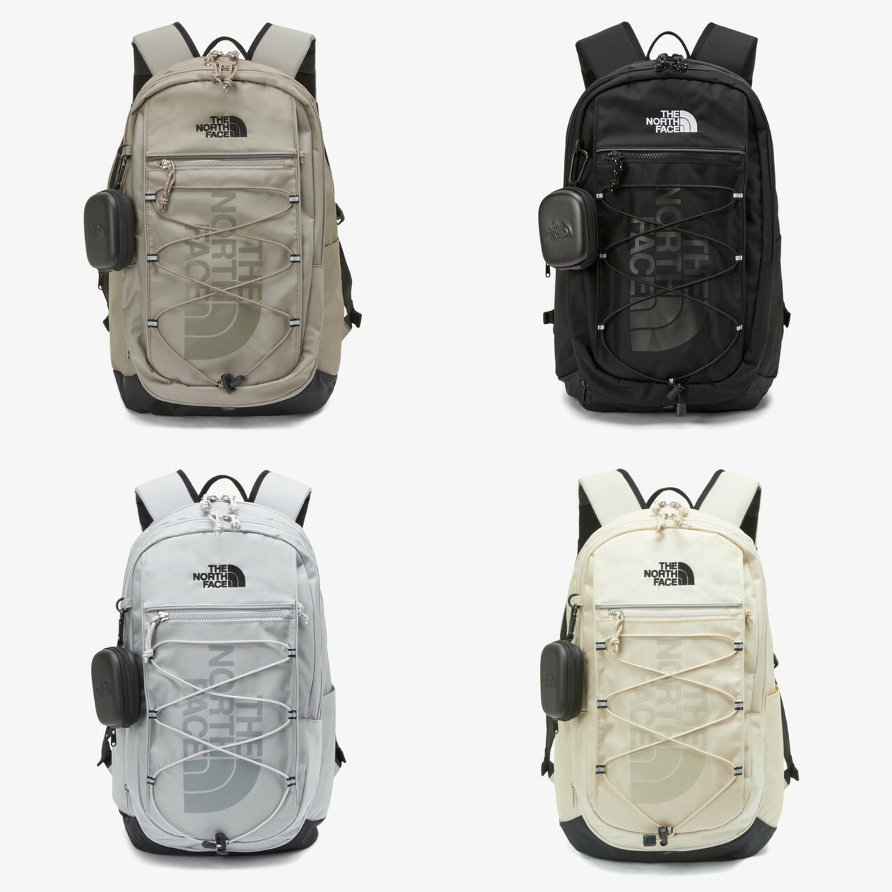 THE NORTH FACE 大容量網布 零錢包 後背包 四色