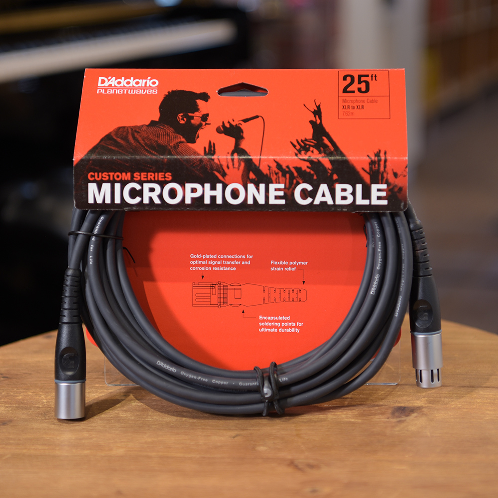 PLANET WAVES PW-M-25 麥克風線 25呎