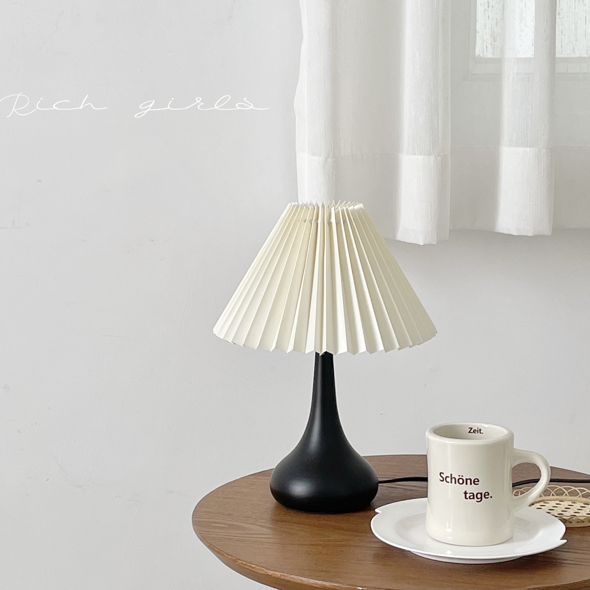 《1611》美式氛圍感百褶檯燈