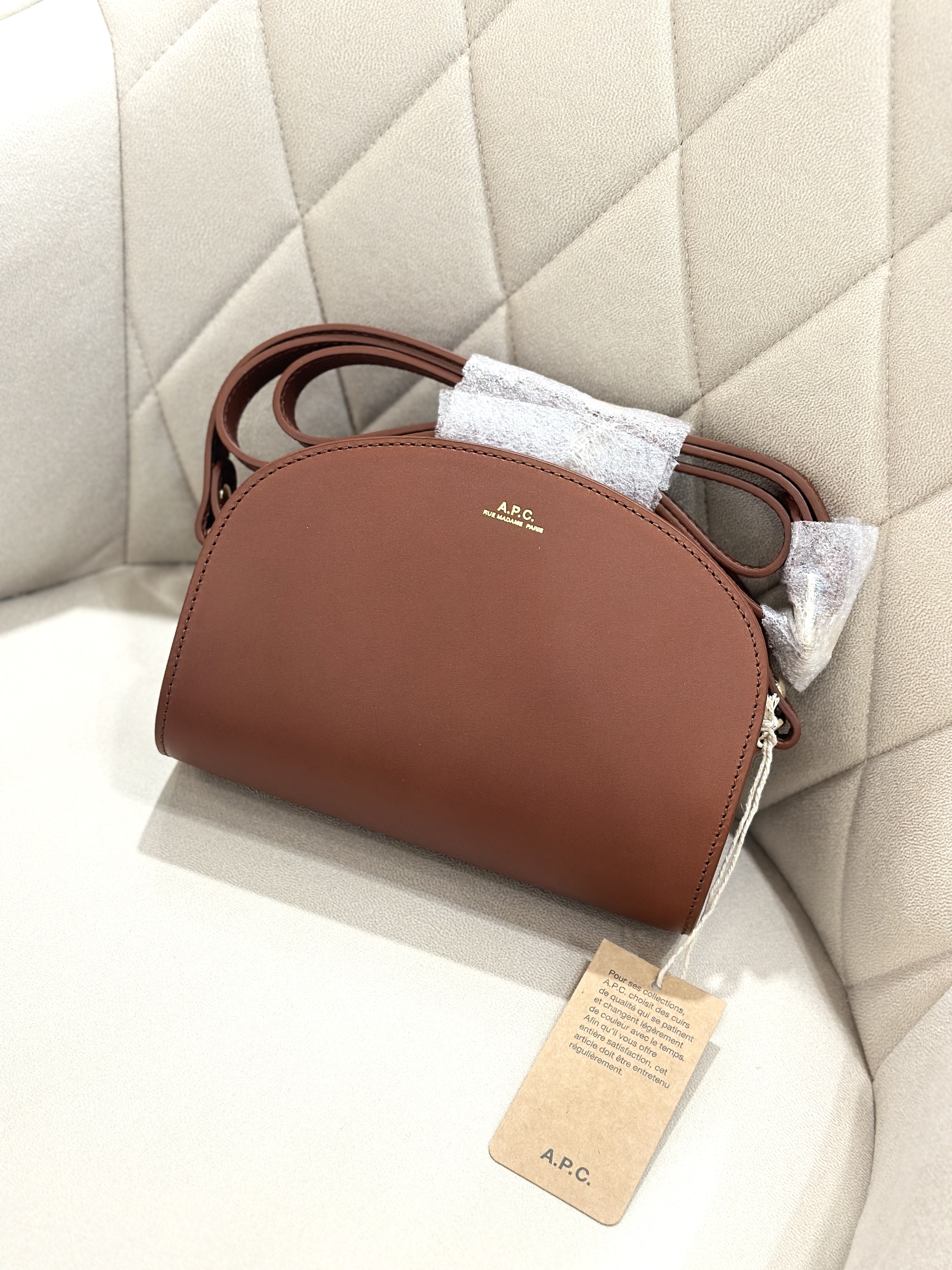 A.P.C Demi Lune Mini Bag