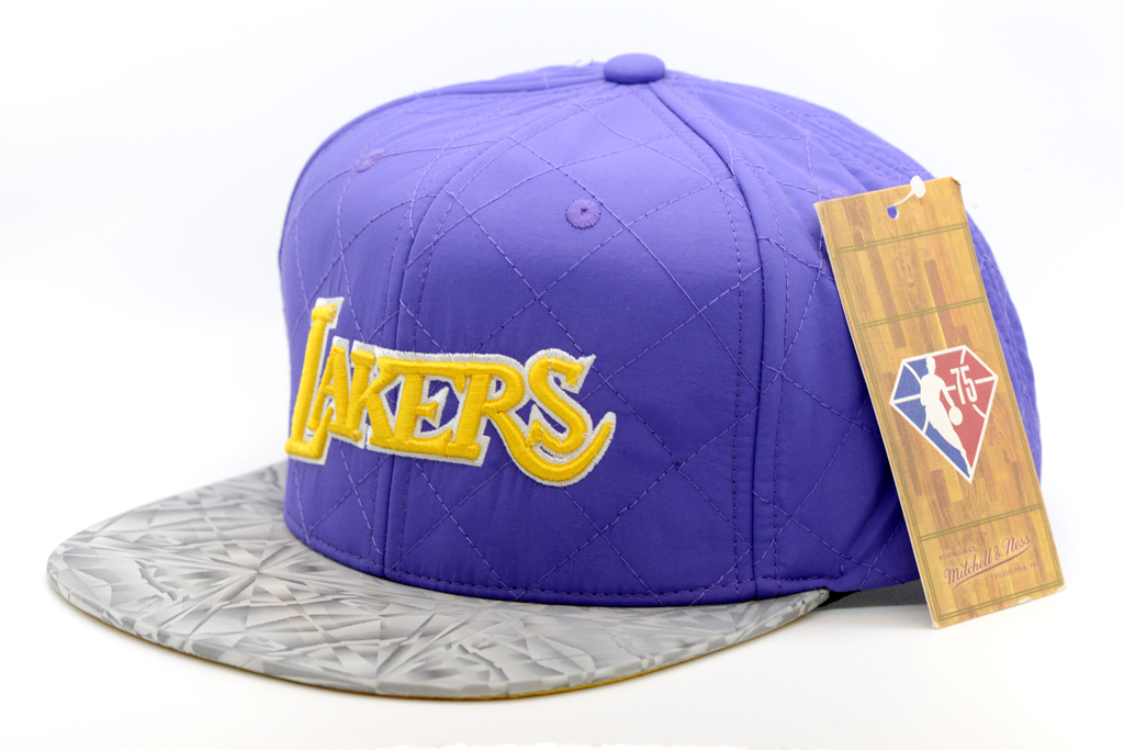 Mitchell & Ness 洛杉磯湖人隊 Diamond Base 可調式帽子