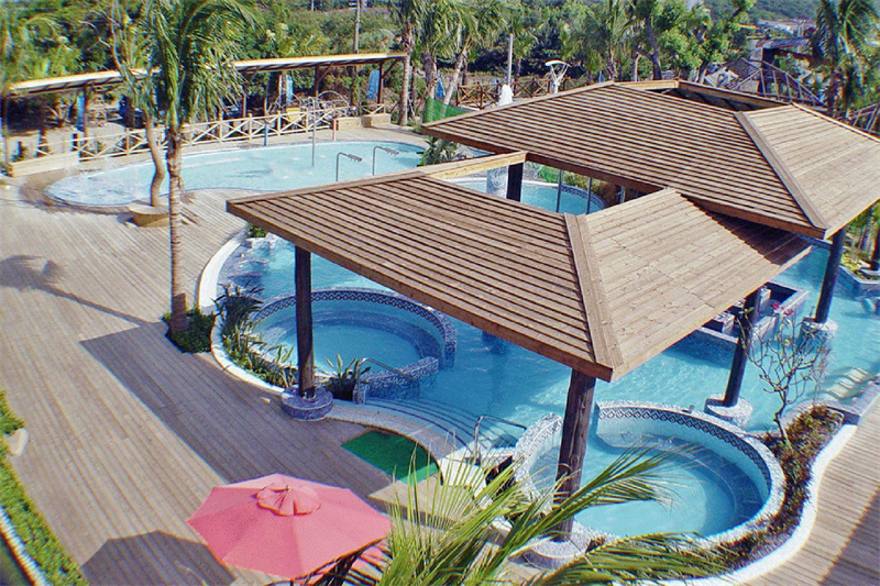 茴香戀戀溫泉會館 俯拍