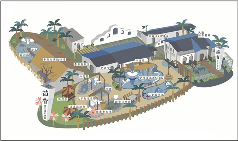 茴香戀戀溫泉會館 地圖