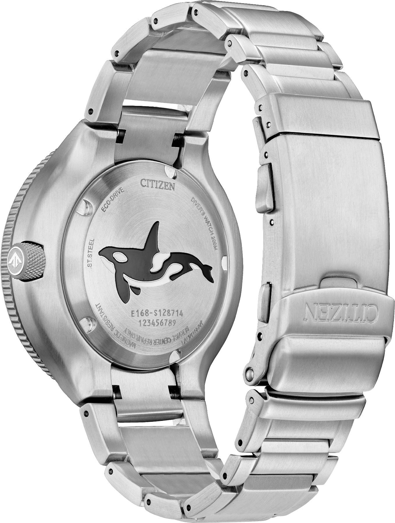 萬年鐘錶 - Citizen PROMASTER 星辰錶  PROMASTER 虎鯨限量光動能200米潛水錶  BN0231-52L  錶徑46MM