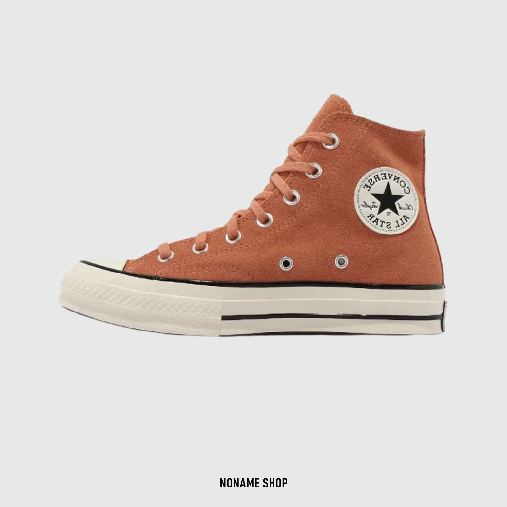 CONVERSE CHUCK 70 HI 1970 麂皮 休閒鞋 高筒 奶油底 棕橘色 (男/女款)